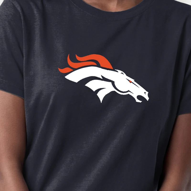Women's Champion  Royal Denver Broncos Logo T-Shirt