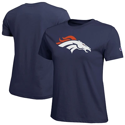 Women's Champion Royal Denver Broncos Logo T-Shirt