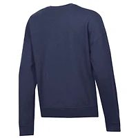 Women's Champion  Navy Denver Broncos Powerblend Fleece Sweatshirt