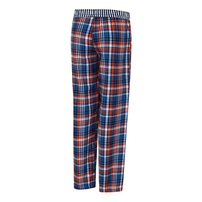 Women's Concepts Sport  Navy Denver Broncos Laney Plaid Tri-Blend Pants
