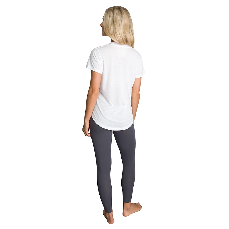 Women's Concepts Sport White/Charcoal Denver Broncos Sonata Top & Leggings Sleep Set