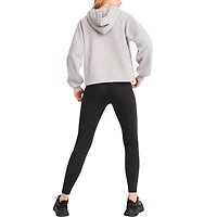 Women's DKNY Sport Heather Gray Denver Broncos Debbie Dolman Raglan Pullover Hoodie