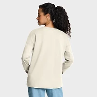 Women's Fanatics Cream Denver Broncos Dove Legacy Long Sleeve T-Shirt
