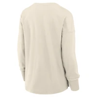Women's Fanatics Cream Denver Broncos Dove Legacy Long Sleeve T-Shirt