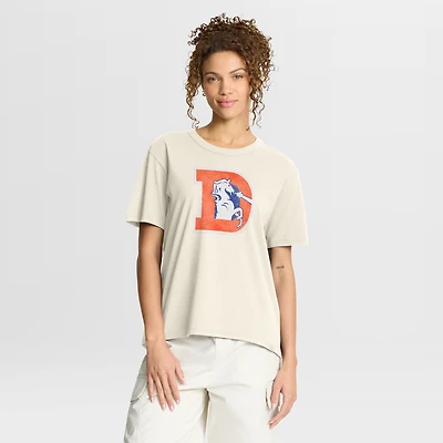 T-shirt crème pour femme Fanatics Denver Broncos Dove Legacy