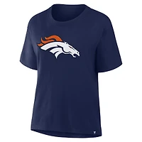 T-shirt Fanatics bleu marine Denver Broncos Essential Legacy pour femmes