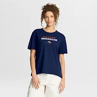 T-shirt Fanatics Navy Denver Broncos Fade Legacy pour femmes