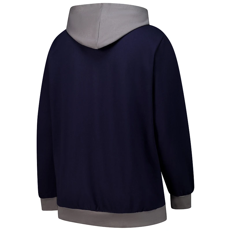 Women's Fanatics  Navy Denver Broncos Hit It Full-Zip Hoodie