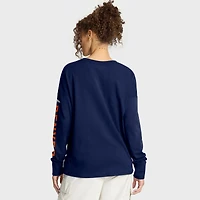 Women's Fanatics Navy Denver Broncos Hometown Legacy Long Sleeve T-Shirt