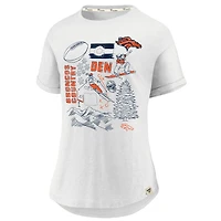 Women's Fanatics  White Denver Broncos True Classics Hometown T-Shirt