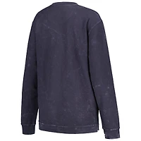 Women's G-III 4Her by Carl Banks Navy Denver Broncos Comfy Cord Pullover Sweatshirt