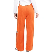Pantalon de survêtement large orange Denver Broncos Field G-III 4Her par Carl Banks pour femme