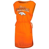 G-III 4Her pour femme par Carl Banks Orange Broncos de Denver G.O.A.T. Couverture maillot bain