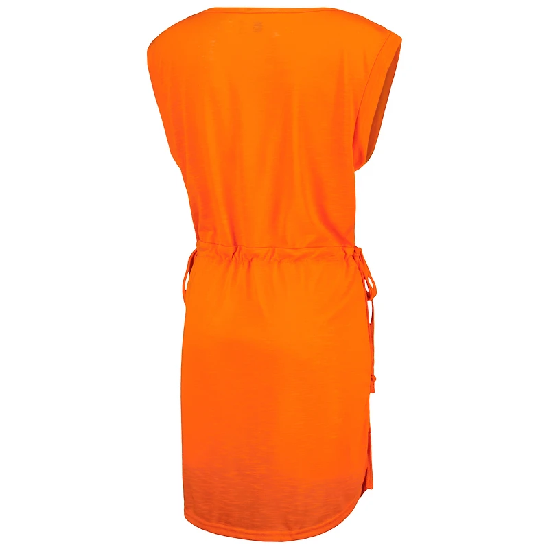 G-III 4Her pour femme par Carl Banks Orange Broncos de Denver G.O.A.T. Couverture maillot bain