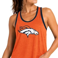 Women's G-III 4Her by Carl Banks Orange Denver Broncos Tater II Racerback Tank Top