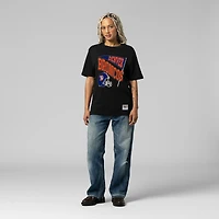 T-shirt noir dynamique pour femme Mitchell & Ness Denver Broncos