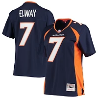 Maillot pour femme Mitchell & Ness John Elway bleu marine Denver Broncos Legacy Replica Team