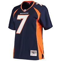 Maillot pour femme Mitchell & Ness John Elway bleu marine Denver Broncos Legacy Replica Team