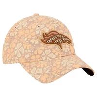 Women's New Era  Tan Denver Broncos Floral 9TWENTY Adjustable Hat