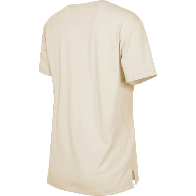 T-shirt pour femme New Era Cream Denver Broncos Third Down Historic