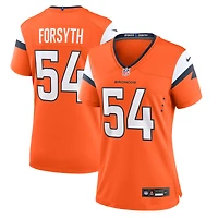 Maillot de match Nike Alex Forsyth Orange Denver Broncos pour femme