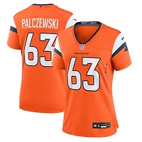 Maillot de match Nike Alex Palczewski orange Denver Broncos pour femme