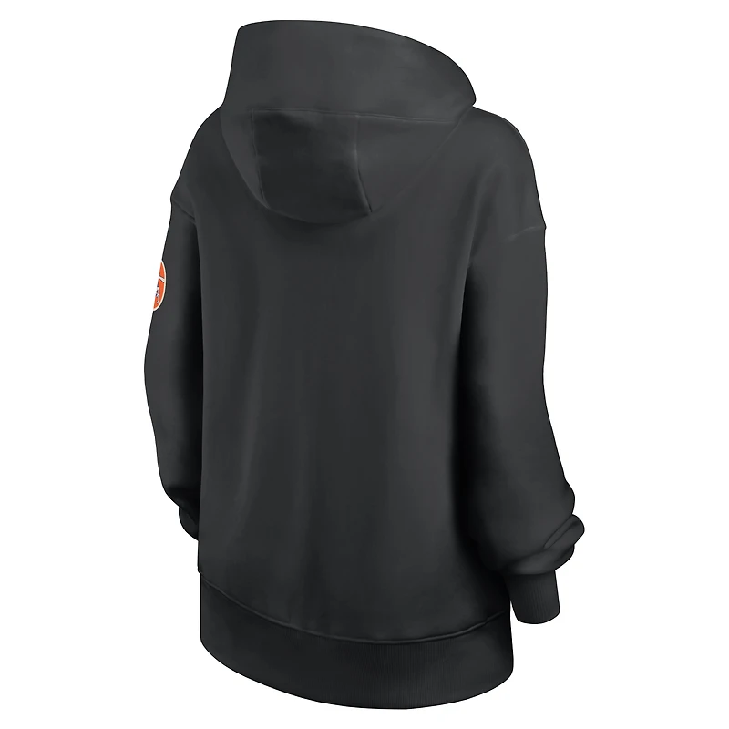 Women's Nike Black Denver Broncos Oversized Legacy Phoenix Hoodie