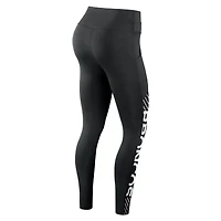 Women's Nike Black Denver Broncos Primetime Yard Line Leggings