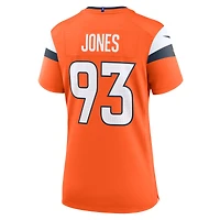 Maillot de match Nike D.J. Jones orange Denver Broncos pour femme
