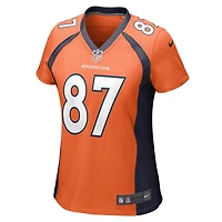 Women's Nike Ed McCaffrey Orange Denver Broncos Game Retired Player Jersey