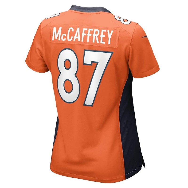 Women's Nike Ed McCaffrey Orange Denver Broncos Game Retired Player Jersey