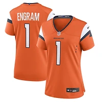 Maillot Nike Evan Engram orange des Denver Broncos pour femme