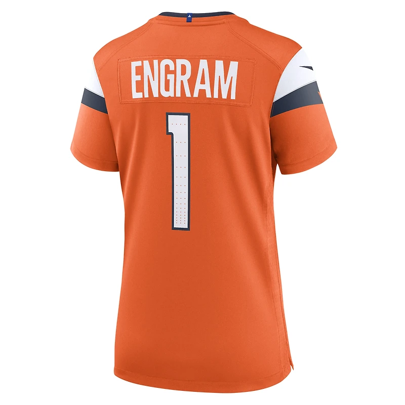 Maillot Nike Evan Engram orange des Denver Broncos pour femme