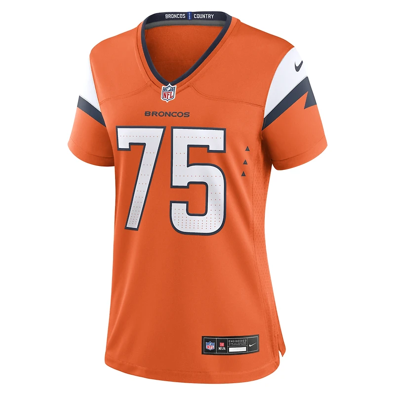 Women's Nike Geron Christian  Orange Denver Broncos Team Game Jersey