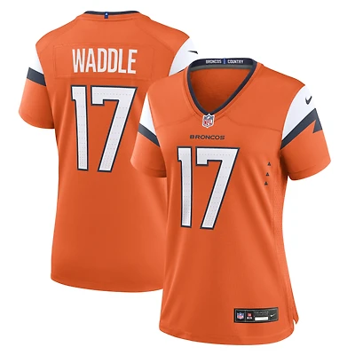 Women's Nike Jaylen Waddle Orange Denver Broncos Game Jersey