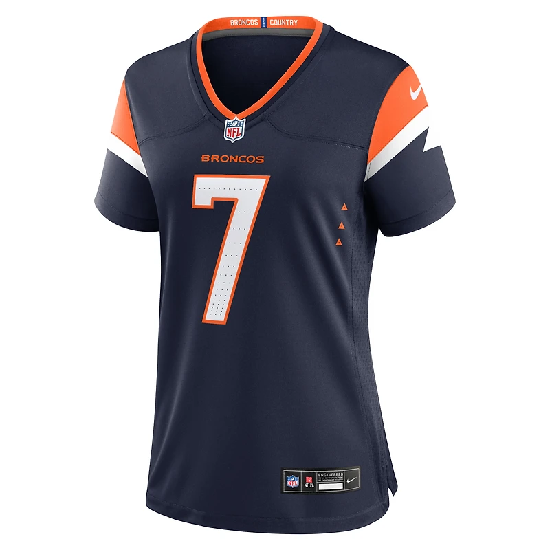 Women's Nike John Elway Navy Denver Broncos Mile High Collection Retired Player Alternate Game Jersey