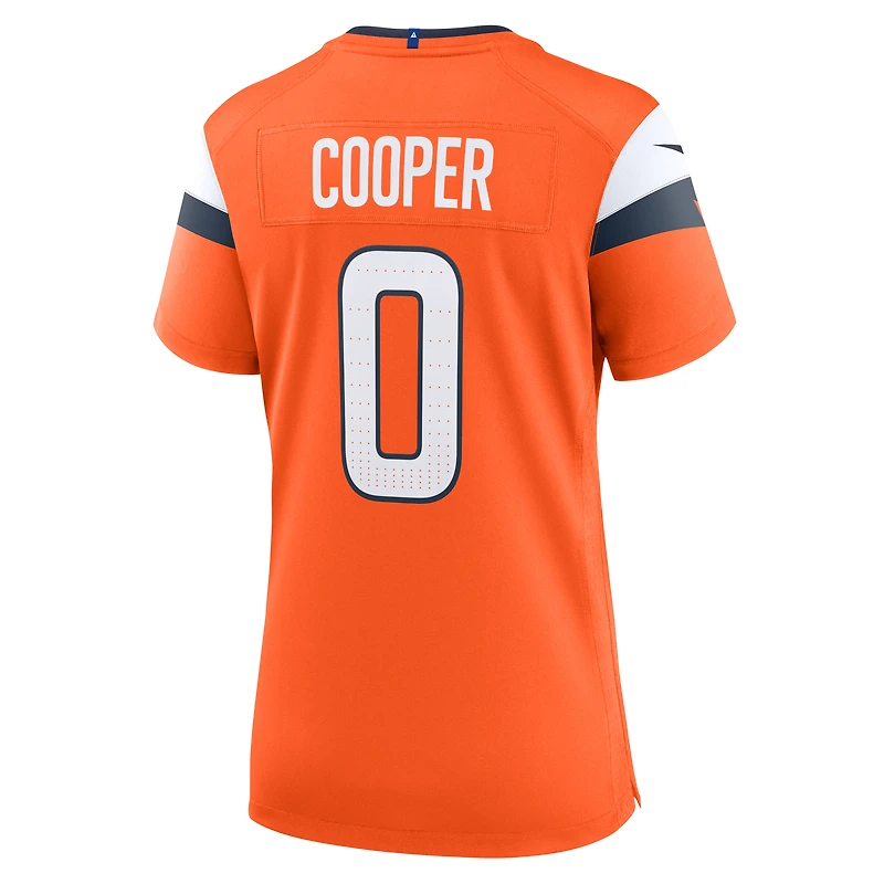 Women's Nike Jonathon Cooper Orange Denver Broncos Team Game Jersey