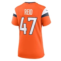 Women's Nike Karene Reid  Orange Denver Broncos Team Game Jersey