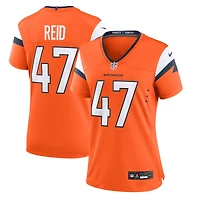Women's Nike Karene Reid  Orange Denver Broncos Team Game Jersey