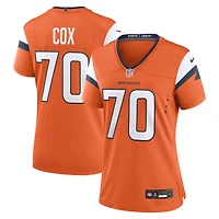 Women's Nike Marques Cox  Orange Denver Broncos Team Game Jersey