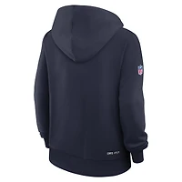 Women's Nike Navy Denver Broncos Sideline Standard Issue Dri-FIT Hoodie