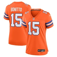 Women's Nike Nik Bonitto  Orange Denver Broncos Alternate 2 Mile High Collection 1977 Throwback Game Jersey