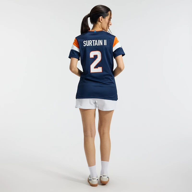 Women's Nike Patrick Surtain II White Denver Broncos Game Jersey
