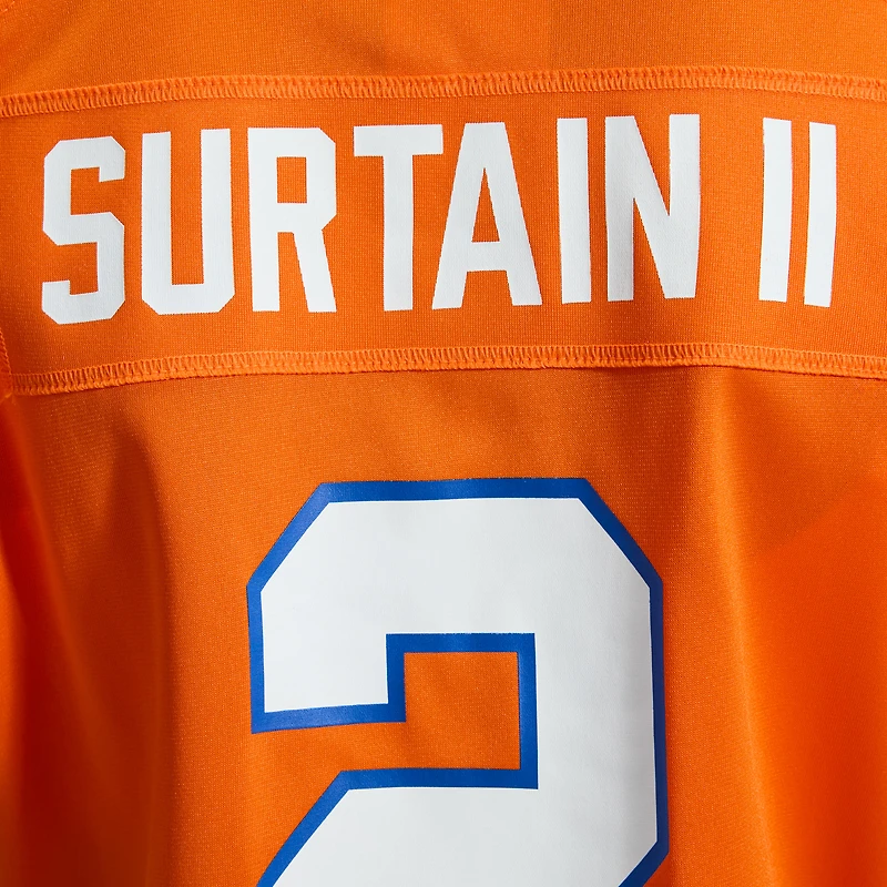 Women's Nike Patrick Surtain II Orange Denver Broncos Mile High Collection 1977 Throwback Player Game Jersey