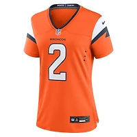 Maillot de match Nike Patrick Surtain II pour femme, orange Denver Broncos Mile High Collection