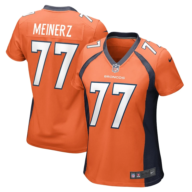 Women's Nike Quinn Meinerz Orange Denver Broncos Game Jersey