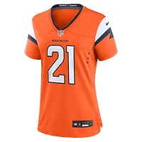 Women's Nike Riley Moss  Orange Denver Broncos Team Game Jersey