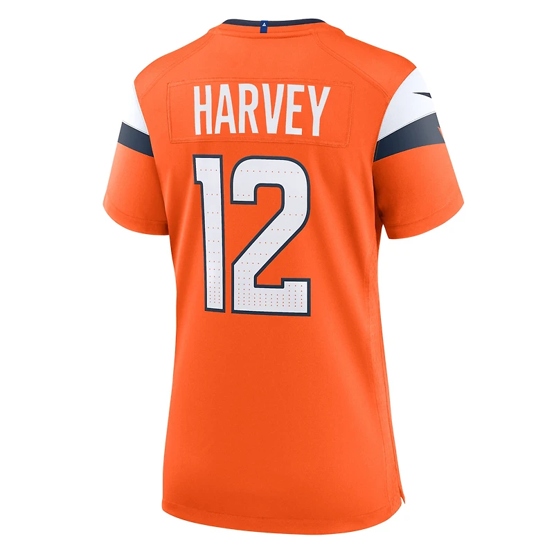 Maillot Nike RJ Harvey orange Denver Broncos Team Game pour femme