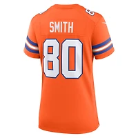 Women's Nike Rod Smith Orange Denver Broncos Mile High Collection 1977 Throwback Retired Player Game Jersey