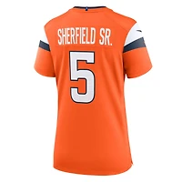 Women's Nike Trent Sherfield Sr.  Orange Denver Broncos Team Game Jersey